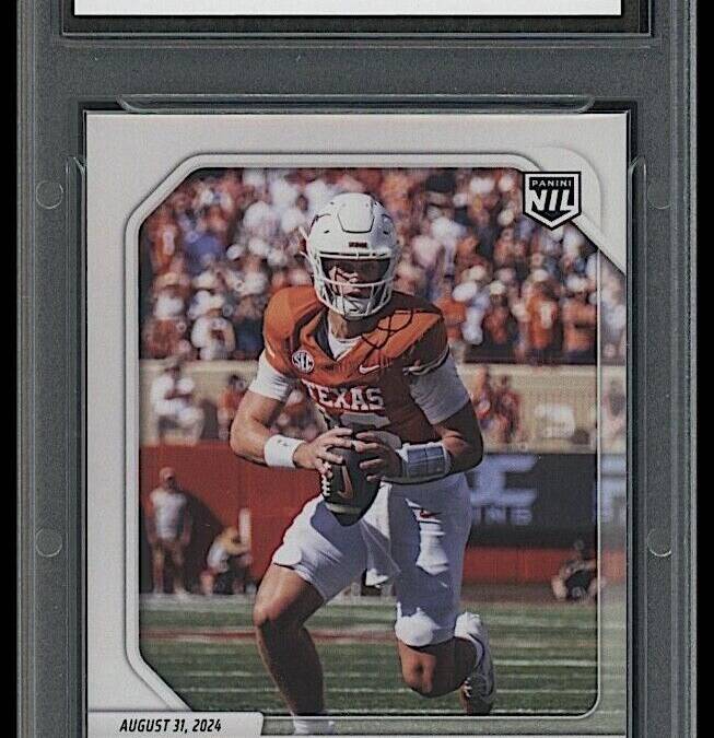 Arch Manning 2024 Panini Instant NIL 1st Graded 10 Rookie Card Texas Longhorns