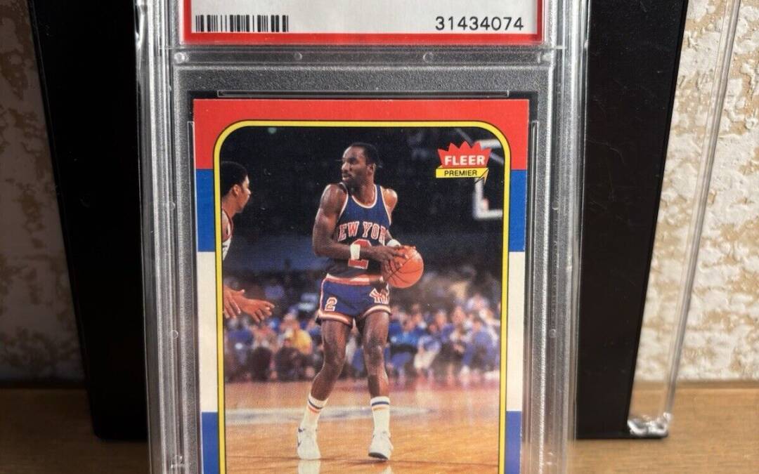 1986 Fleer #105 Rory Sparrow PSA 9