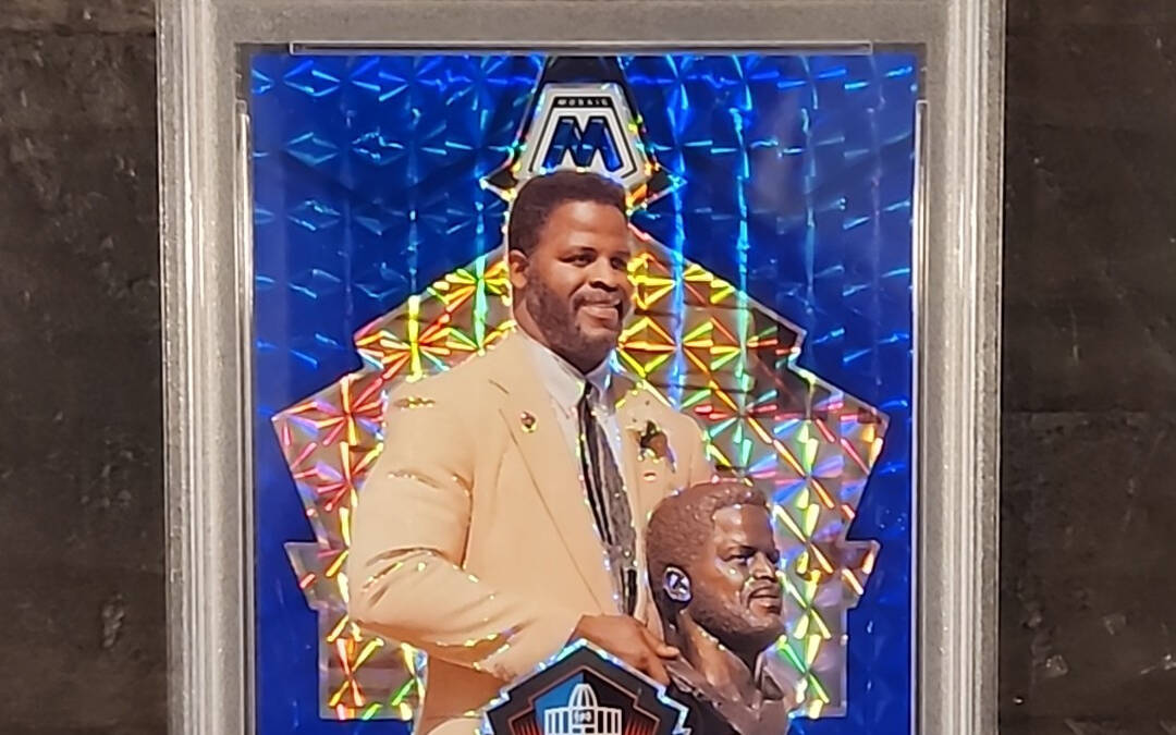 EARL CAMPBELL /99 Blue 2024 Panini Mosaic Hall of Fame PSA 10 Houston Pop 1