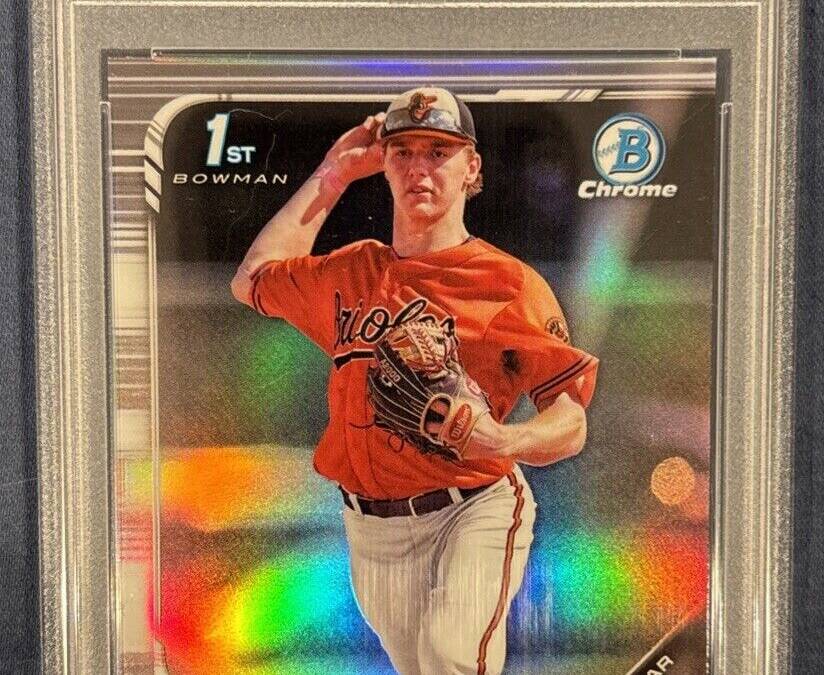 2019 Bowman Chrome Draft Gunnar Henderson 1sr Bowman Refractor PSA 9